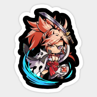 Baiken Guilty Gear Sticker